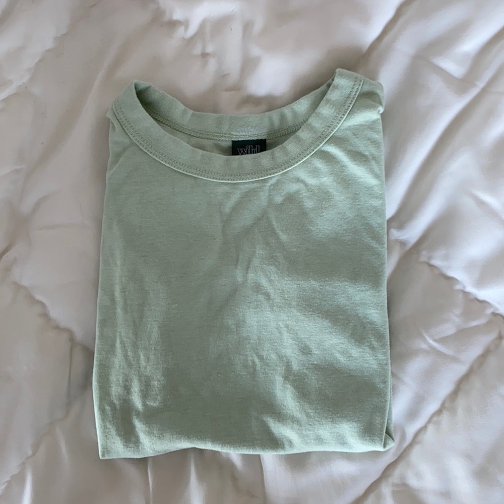 Sage green tee